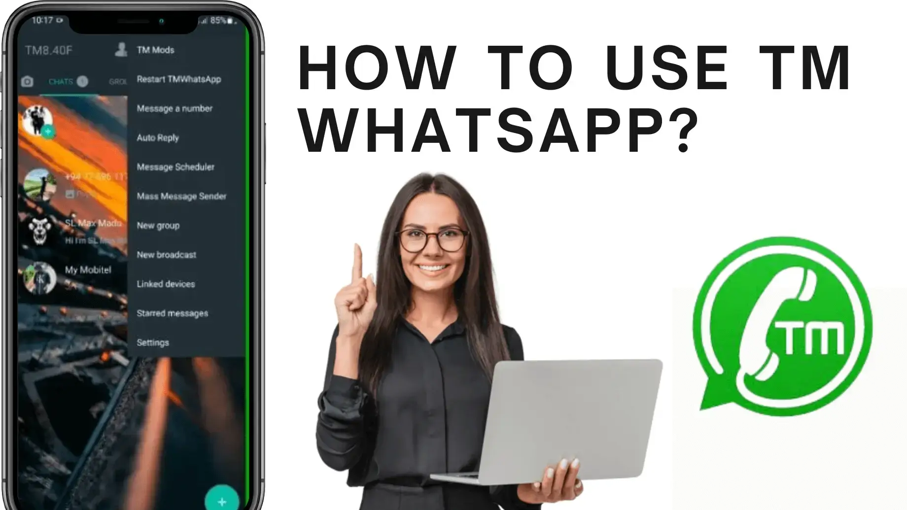 How to use TM WhatsApp
